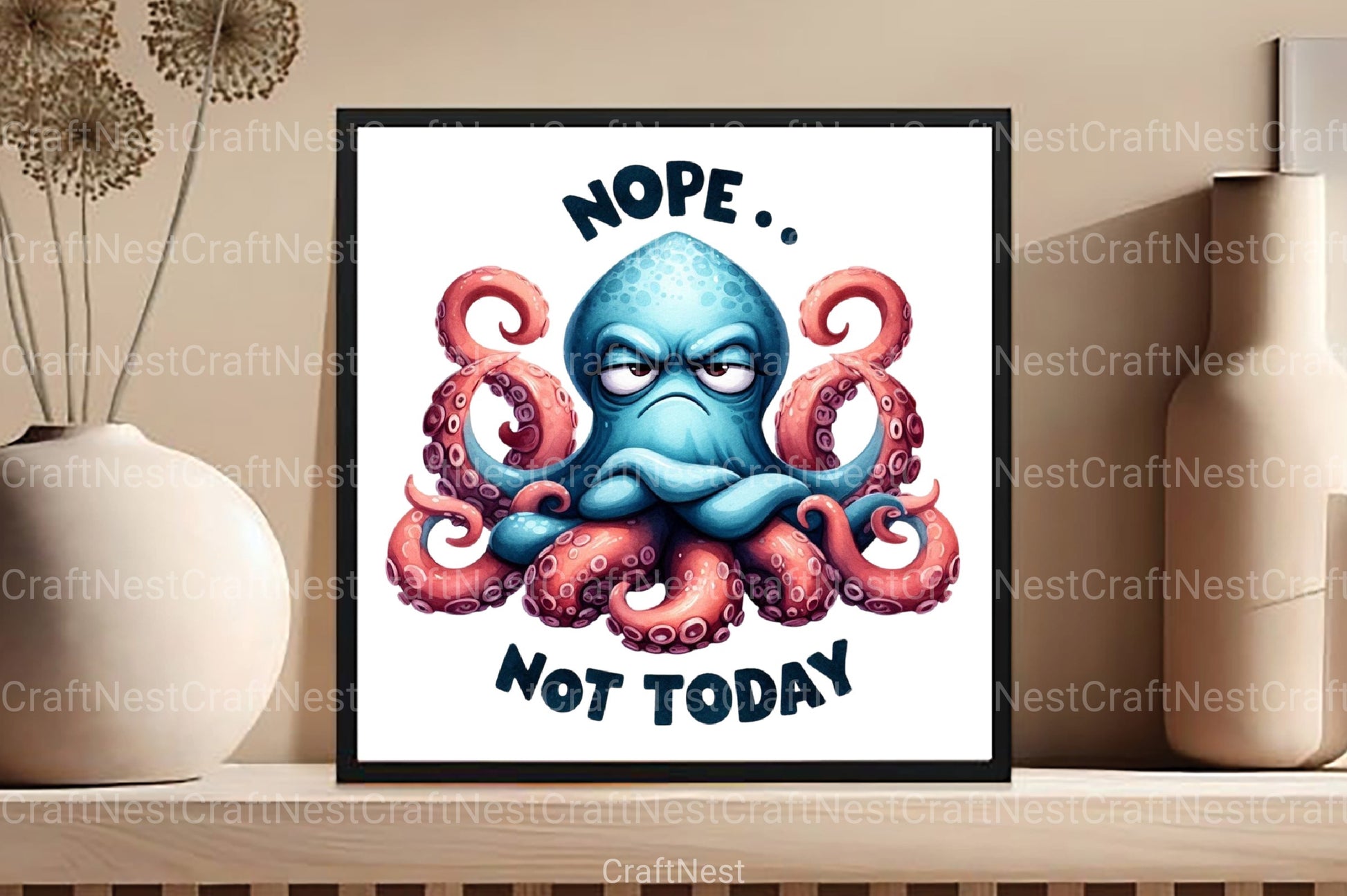 Nope Not Today Clipart Bundle 4 - CraftNest - Digital Crafting and Art