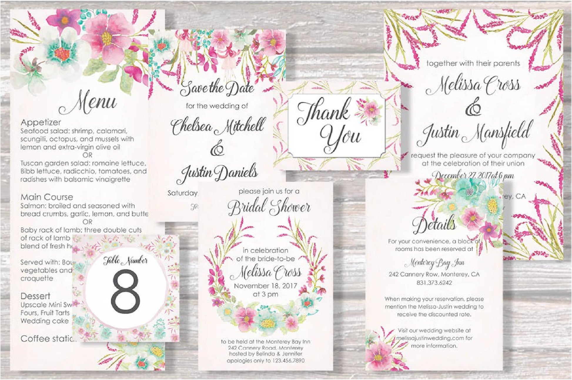 Pink Veronica Clip Art Pack Clipart Bundle - CraftNest - Digital Crafting and Art