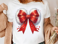 Coquette Christmas Bow Christmas Clipart Bundle - CraftNest - Digital Crafting and Art