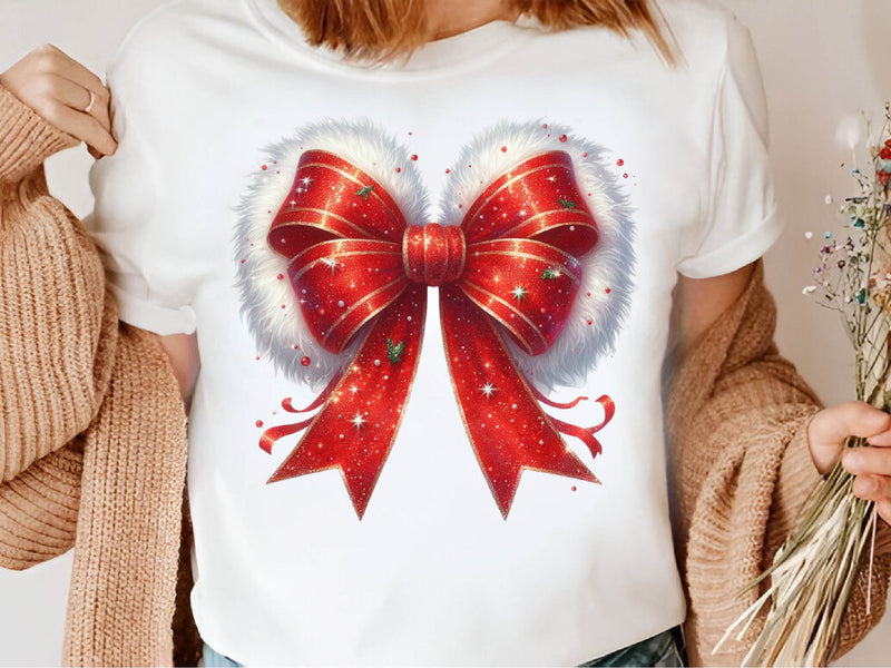 Coquette Christmas Bow Christmas Clipart Bundle - CraftNest - Digital Crafting and Art