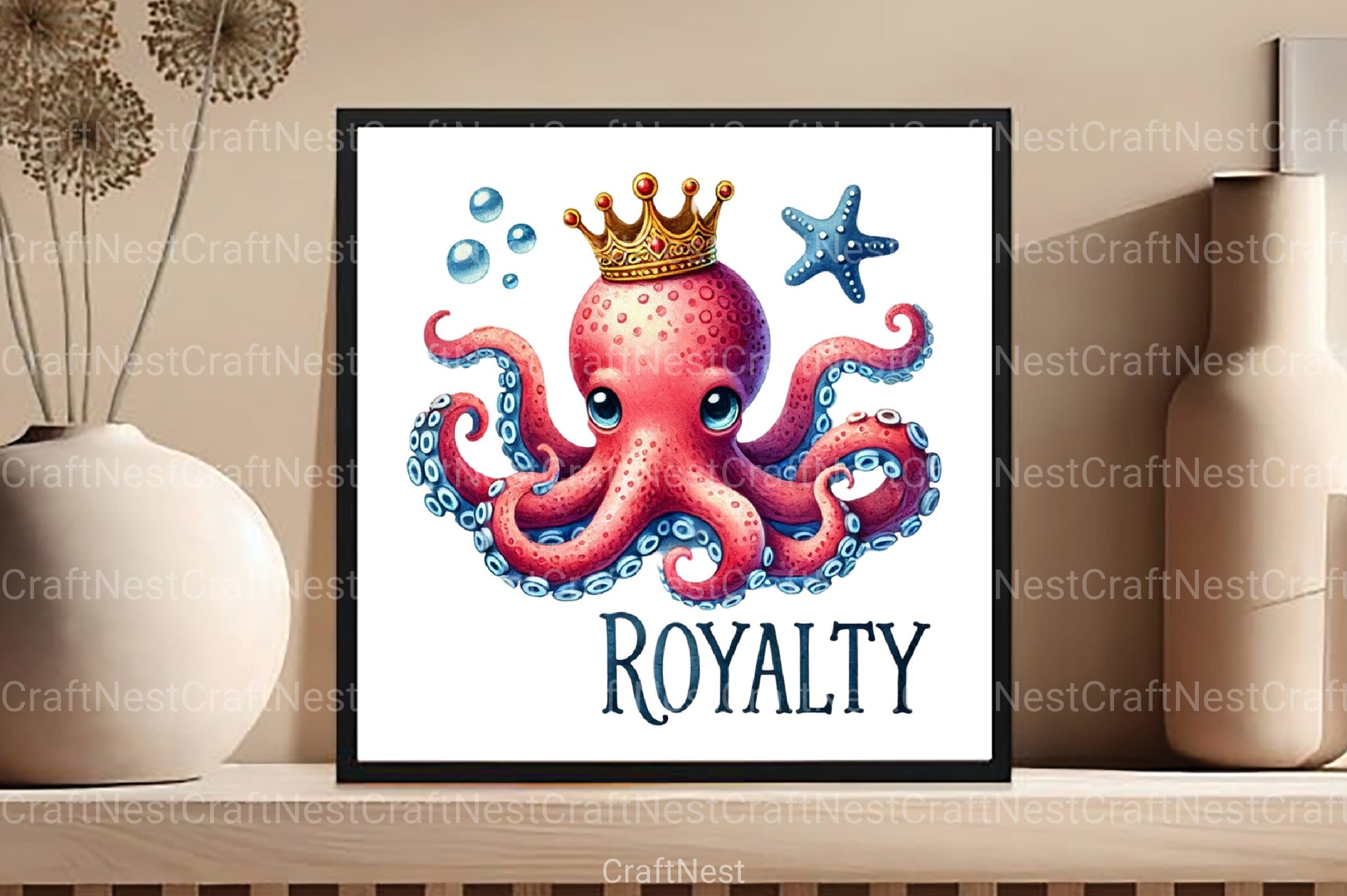 Cute Octopus Clipart Bundle 21 - CraftNest - Digital Crafting and Art