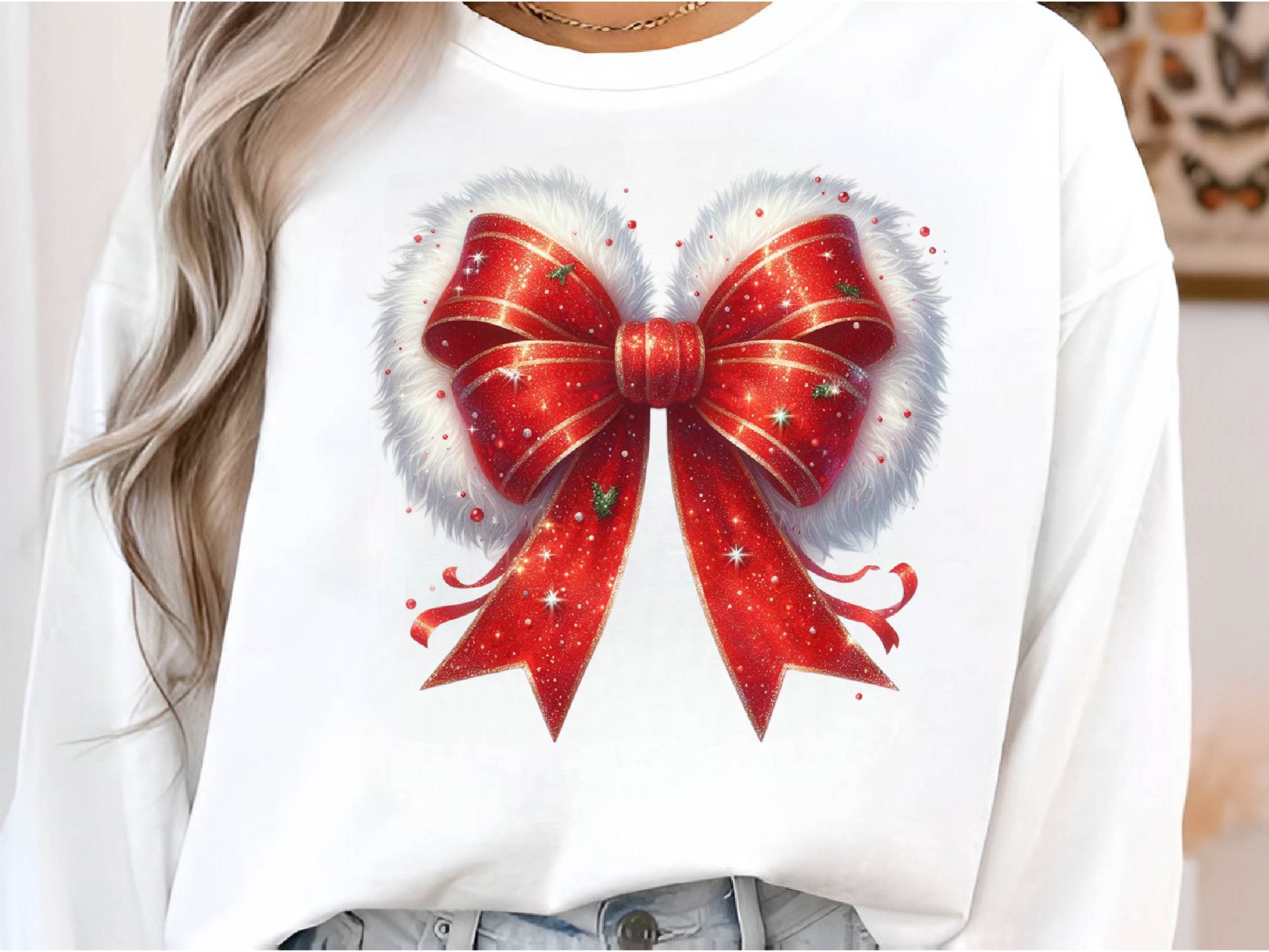 Coquette Christmas Bow Christmas Clipart Bundle - CraftNest - Digital Crafting and Art