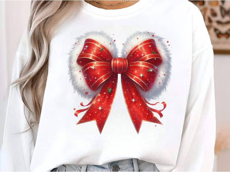 Coquette Christmas Bow Christmas Clipart Bundle - CraftNest - Digital Crafting and Art