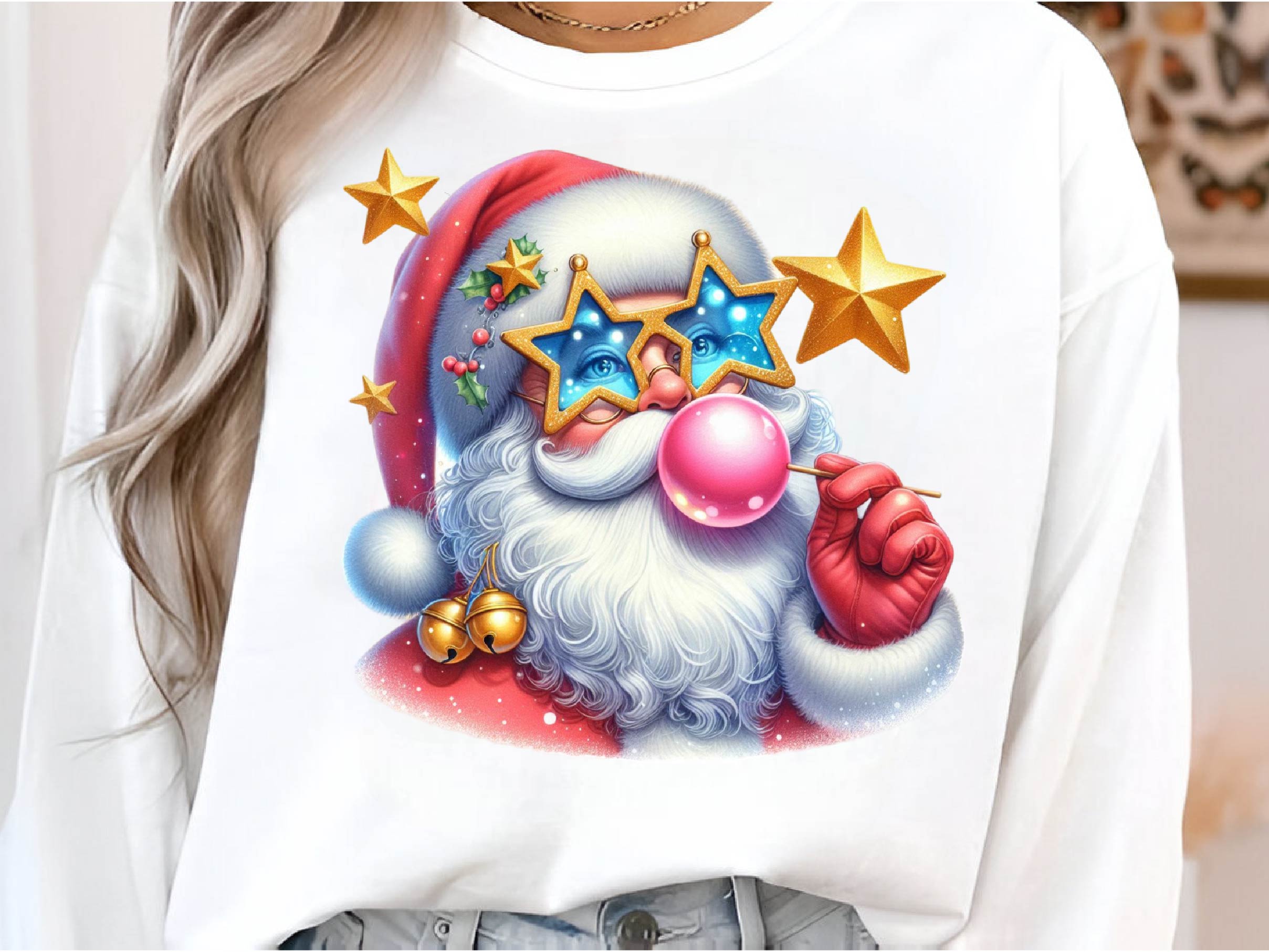 Santa Christmas Merry Christmas Clipart Bundle - CraftNest - Digital Crafting and Art