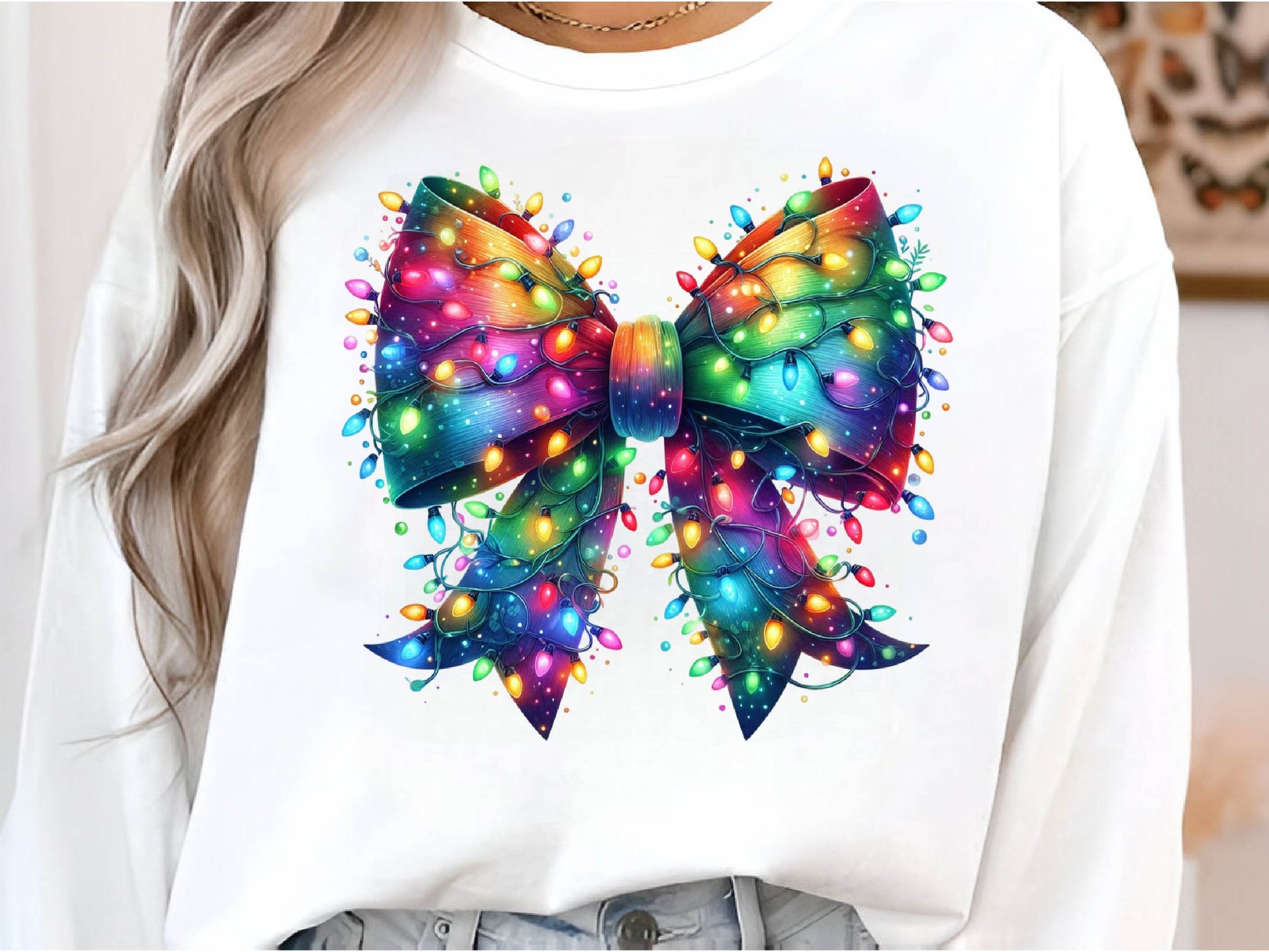 Christmas Light Coquette Bow Clipart Bundle - CraftNest - Digital Crafting and Art