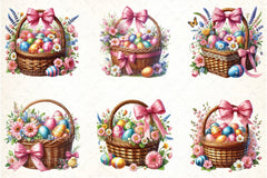 Easter Basket Clipart Bundle 99 - CraftNest - Digital Crafting and Art