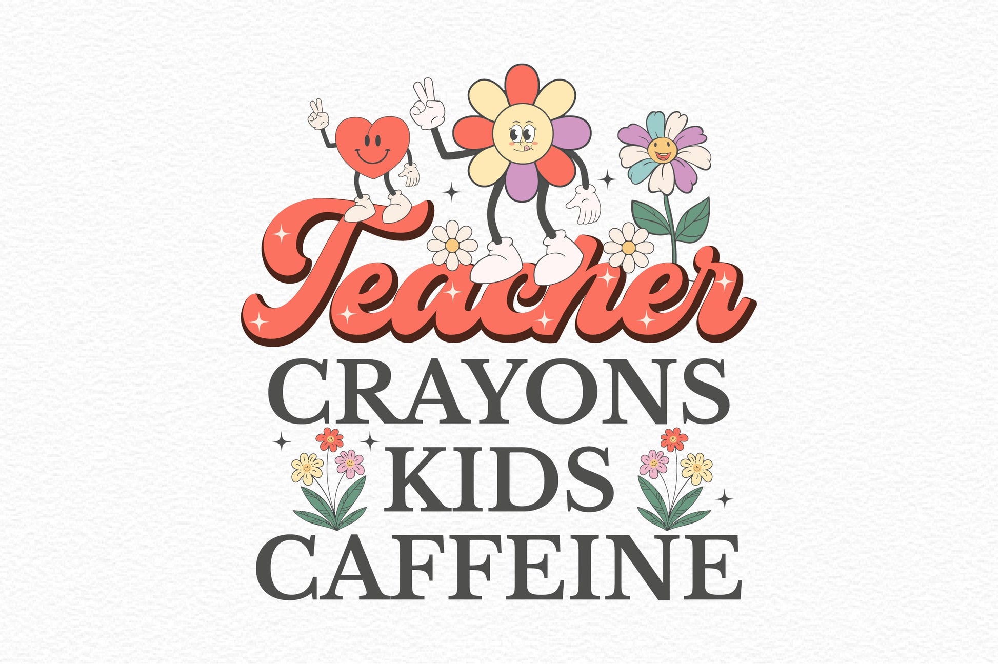 Teacher Crayons Kids Caffeine Clipart Bundle - CraftNest - Digital Crafting and Art