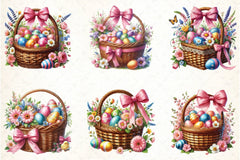 Easter Basket Clipart Bundle - CraftNest - Digital Crafting and Art
