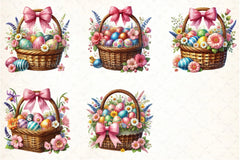 Easter Basket Clipart Bundle 99 - CraftNest - Digital Crafting and Art