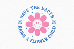 Save The Earth Raise A Flower Child SVG Bundle - CraftNest - Digital Crafting and Art