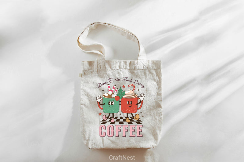 Dear Santa Just Bring Coffee Clipart Bundle - CraftNest - Digital Crafting and Art