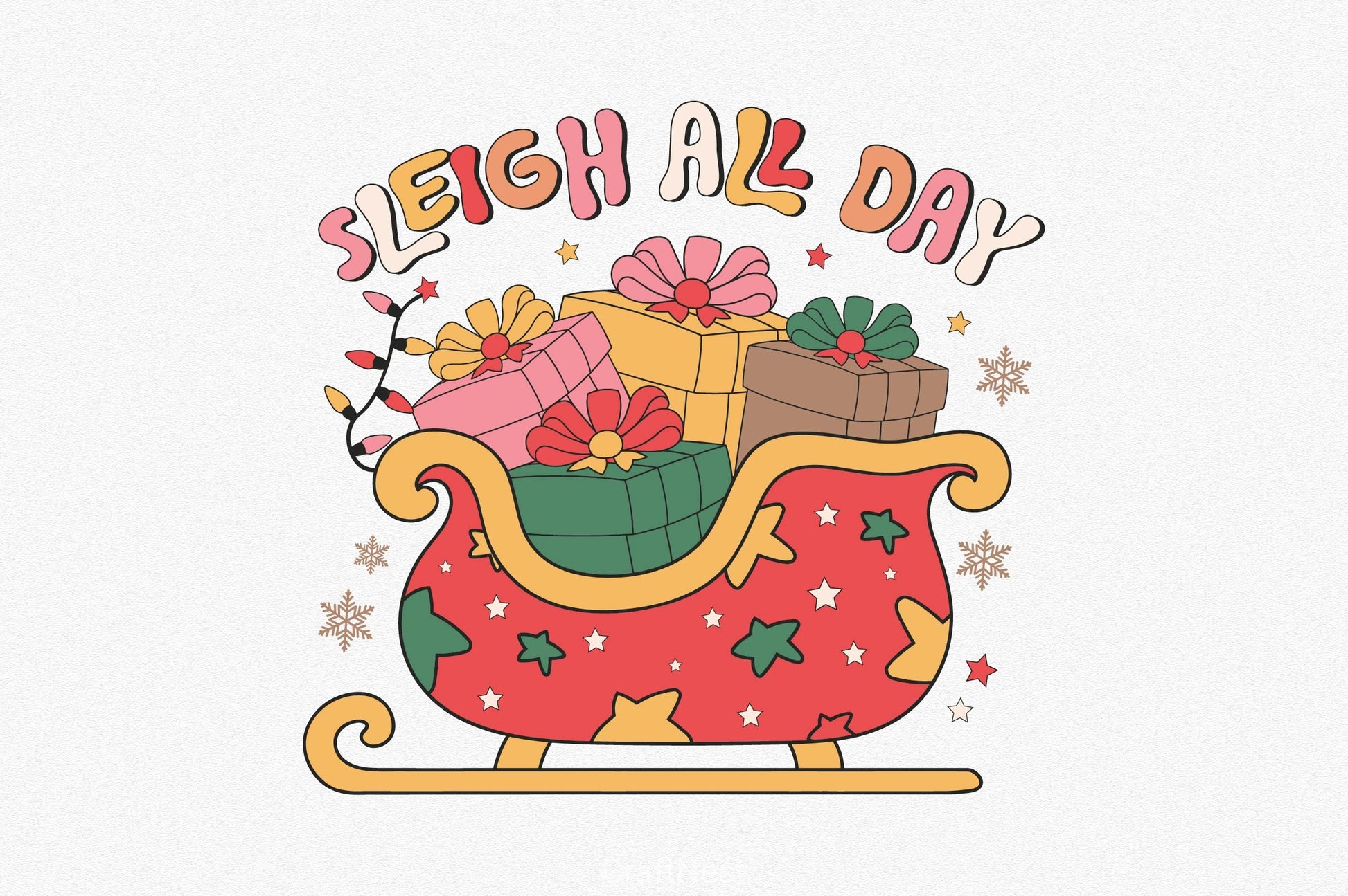 Sleigh All Day Clipart Bundle - CraftNest - Digital Crafting and Art