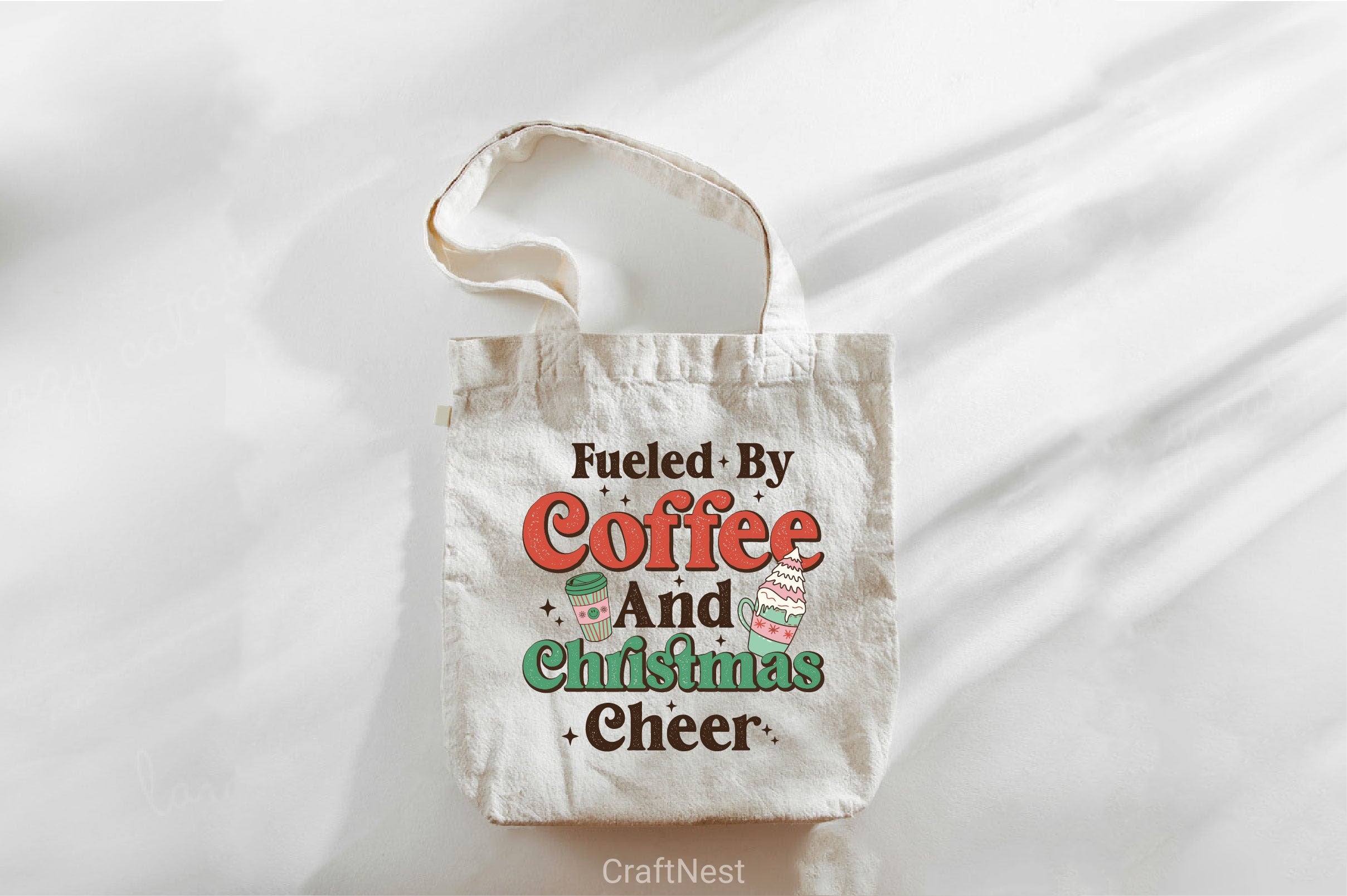 Fueled By Coffee & Christmas Cheer Clipart Bundle - CraftNest - Digital Crafting and Art