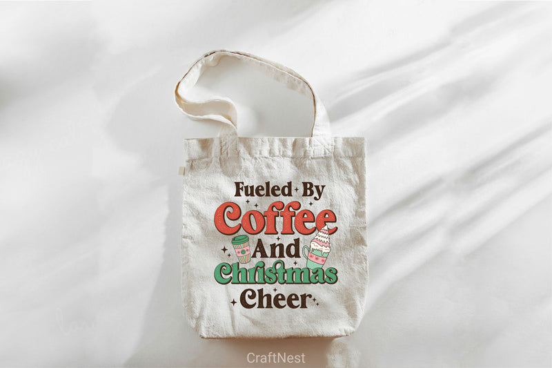 Fueled By Coffee & Christmas Cheer Clipart Bundle - CraftNest - Digital Crafting and Art