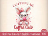 Cottontail Vintage Easter Pink Bow Clipart Bundle 2