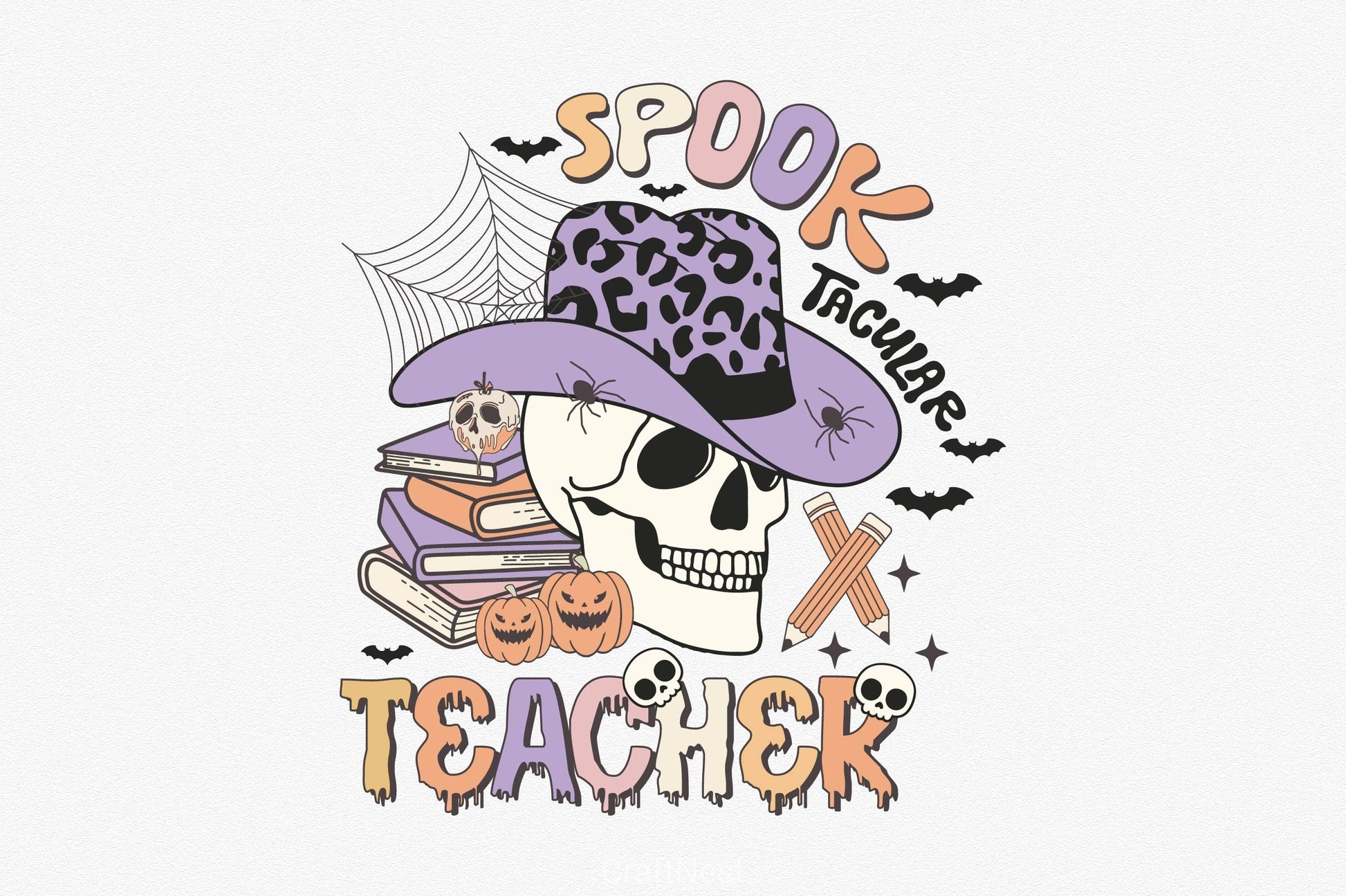 Spooktacular Teacher Clipart Bundle - CraftNest - Digital Crafting and Art