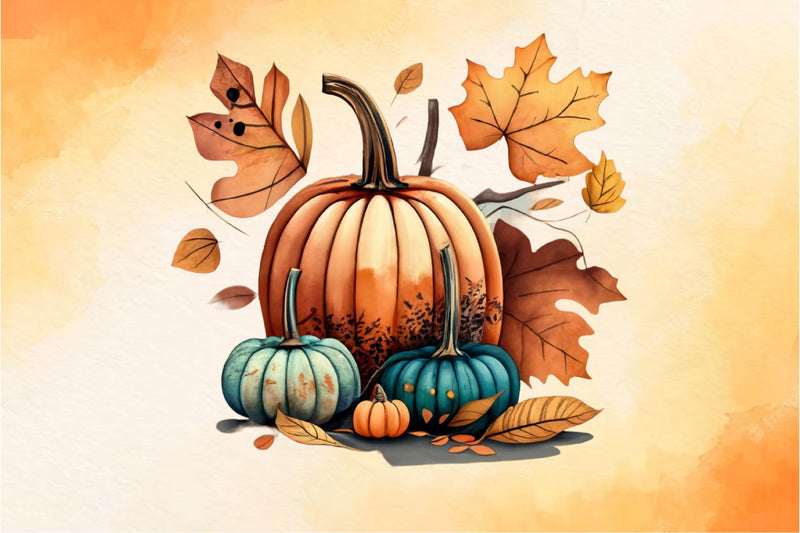 Fall Autumn Flowers Clipart Bundle - CraftNest - Digital Crafting and Art