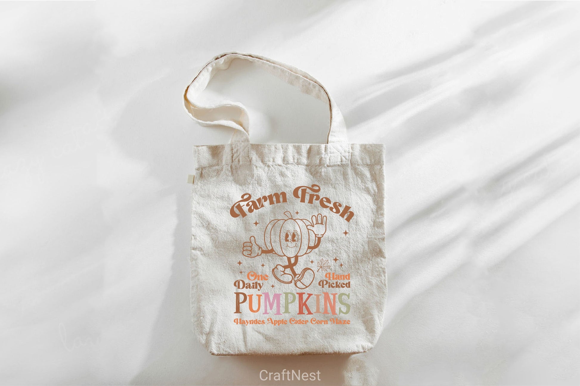 Farm Fresh One Daily Hand Picked Pumpkins Hayrides Apple Cider Corn Maze SVG Bundle - CraftNest - Digital Crafting and Art