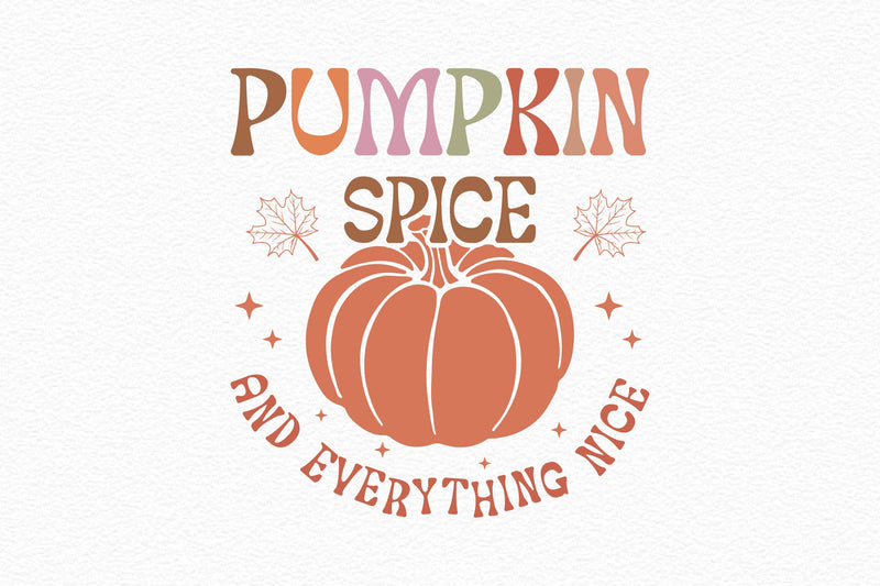 Pumpkin Spice And Everything Nice SVG Bundle - CraftNest - Digital Crafting and Art