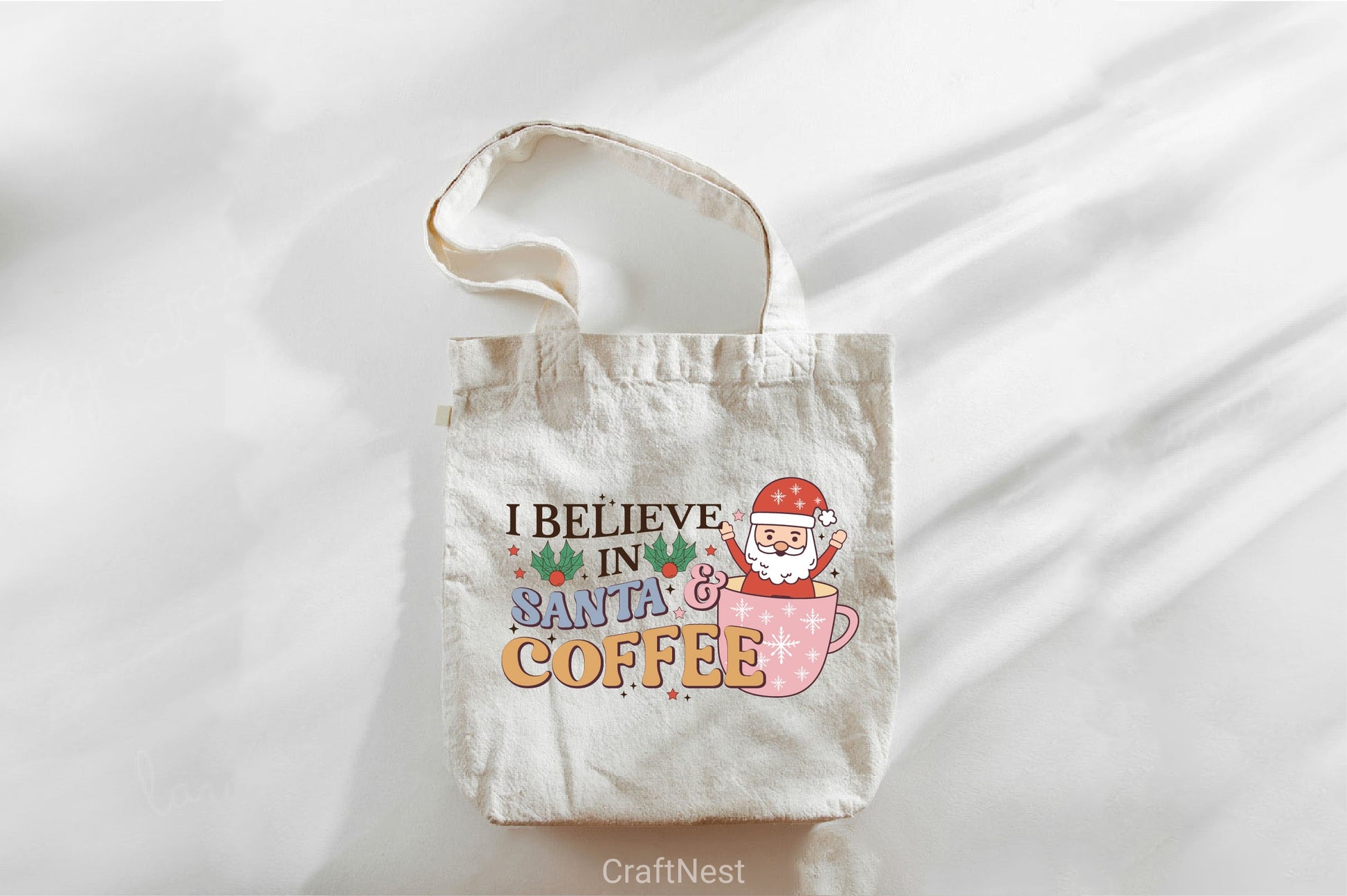 I Believe In Santa & Coffee Clipart Bundle - CraftNest - Digital Crafting and Art