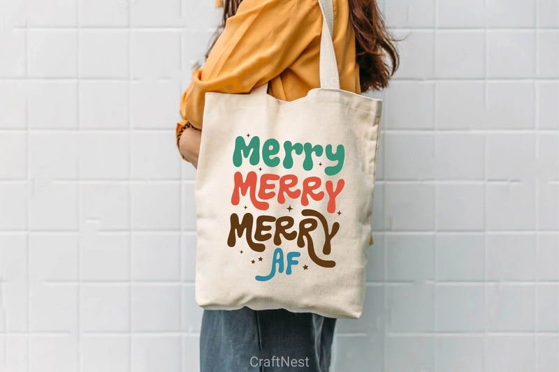 Merry AF Clipart Bundle - CraftNest - Digital Crafting and Art