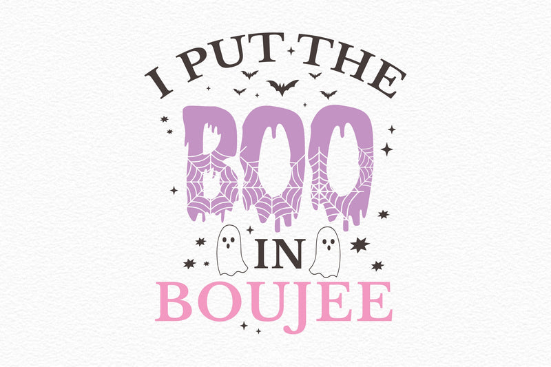 I Put The Boo In Boujee SVG Bundle 1 - CraftNest - Digital Crafting and Art