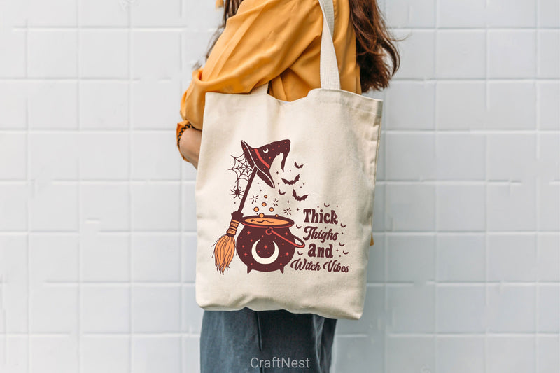 Thick Thighs And Witch Vibes Clipart Bundle - CraftNest - Digital Crafting and Art