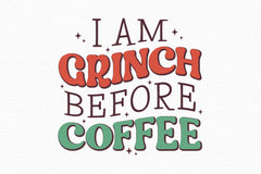 I Am Grinch Before Coffee Clipart Bundle - CraftNest - Digital Crafting and Art