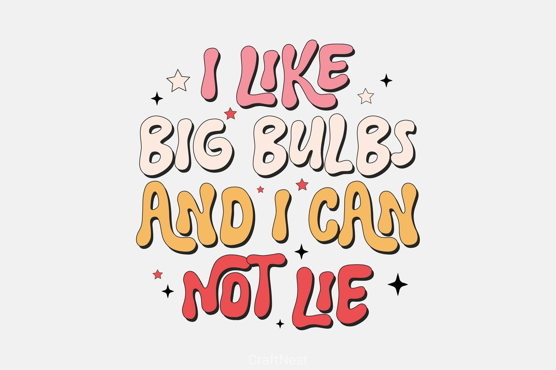 I Like Big Bulbs And I Can Not Lie Clipart Bundle - CraftNest - Digital Crafting and Art