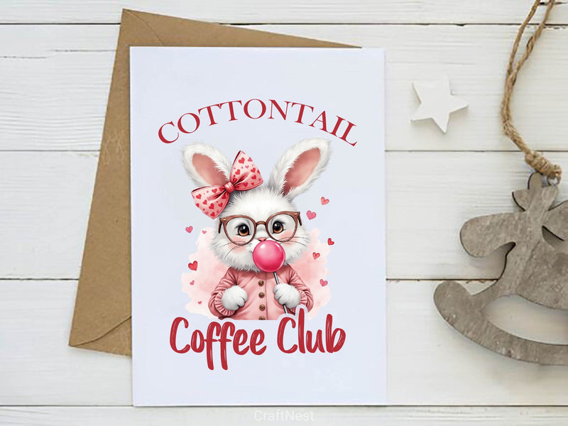 Cottontail Vintage Easter Pink Bow Clipart Bundle 2 - CraftNest - Digital Crafting and Art