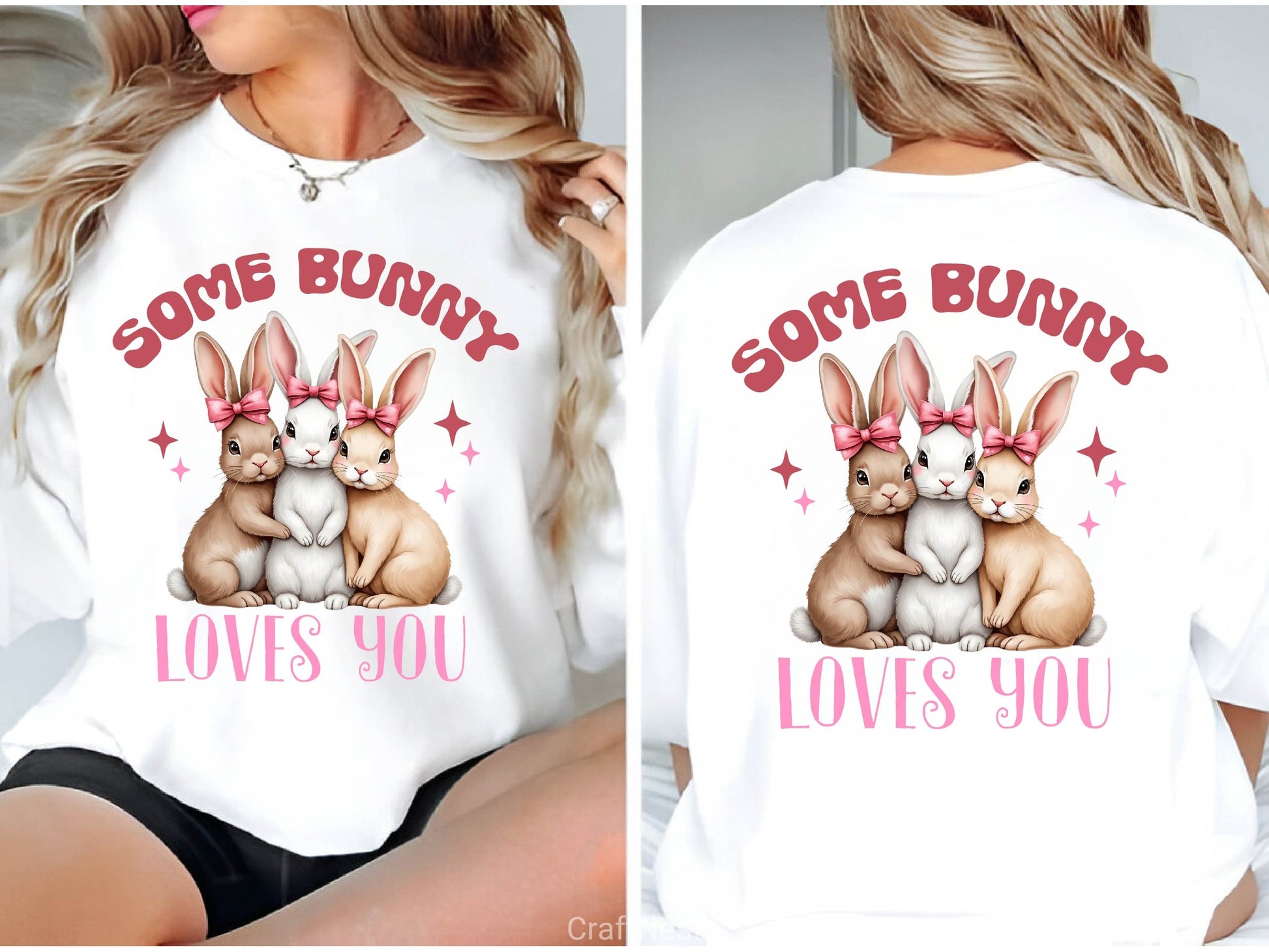 Coquette Bunny Easter Bunny Clipart Bundle 3 - CraftNest - Digital Crafting and Art