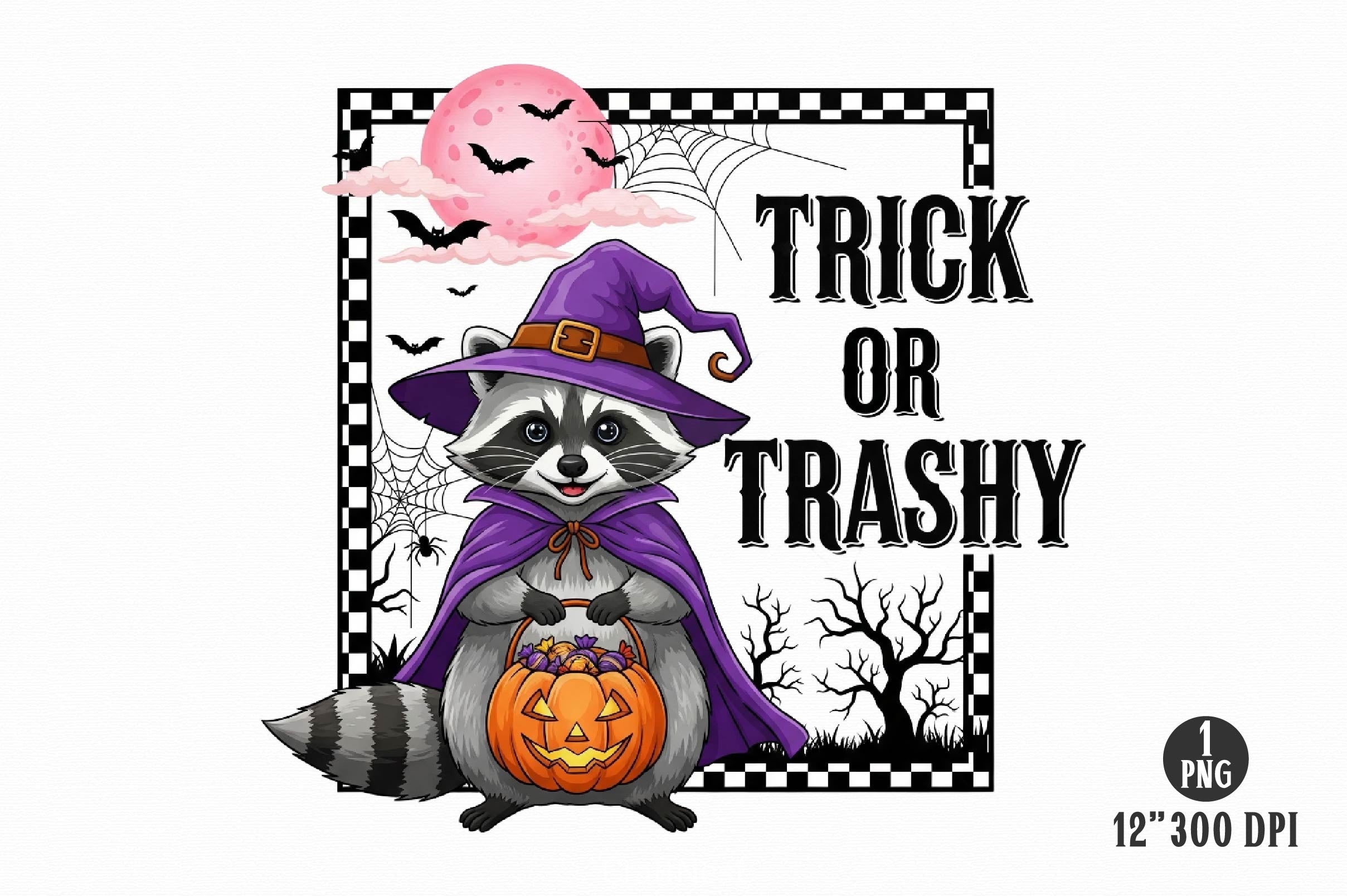 Vintage Halloween Raccoon Clipart Bundle - CraftNest - Digital Crafting and Art