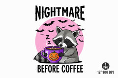 Vintage Halloween Raccoon Clipart Bundle - CraftNest - Digital Crafting and Art