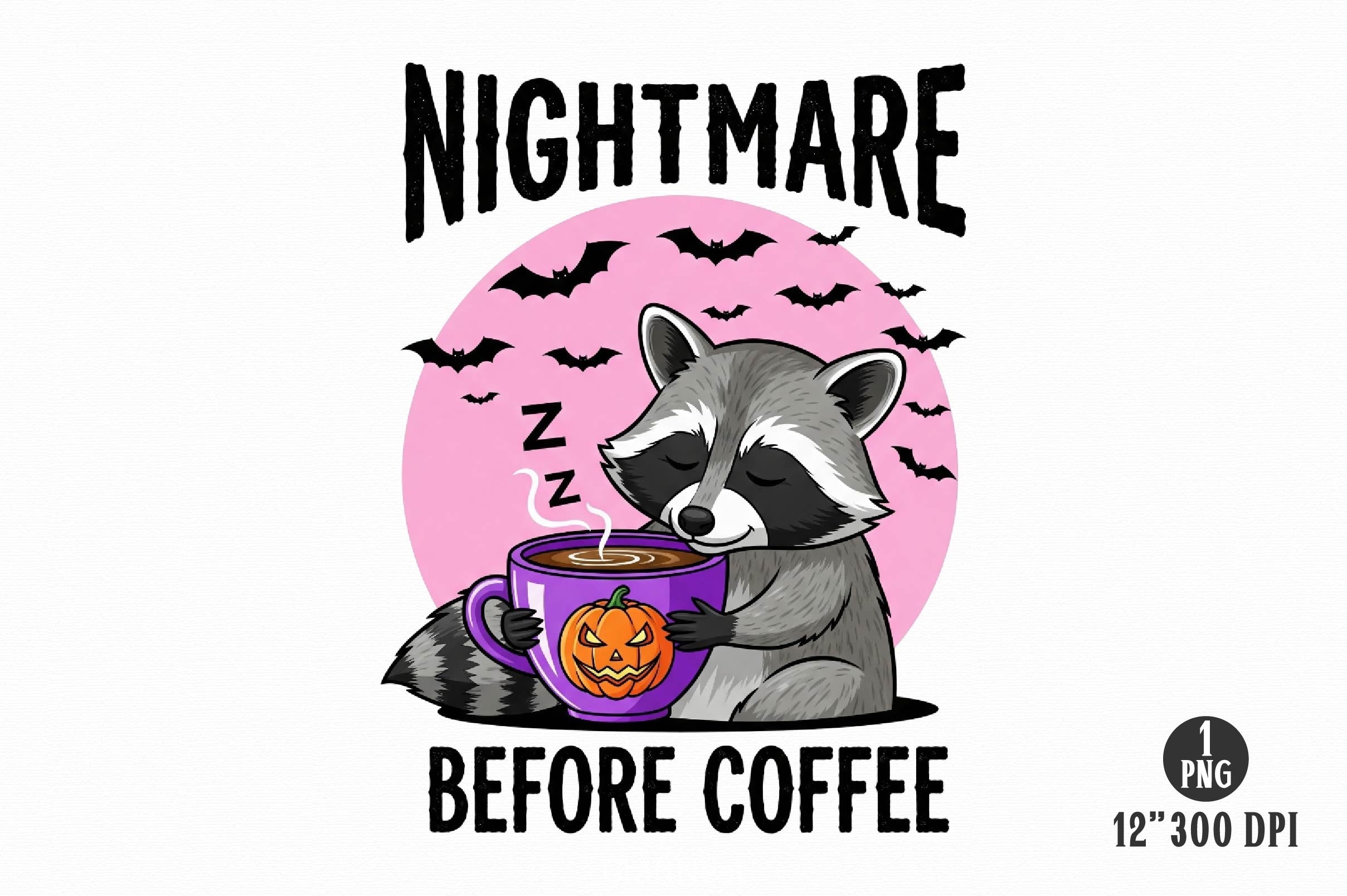 Vintage Halloween Raccoon Clipart Bundle - CraftNest - Digital Crafting and Art