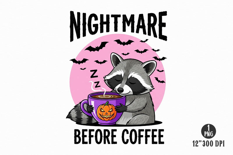 Vintage Halloween Raccoon Clipart Bundle - CraftNest - Digital Crafting and Art