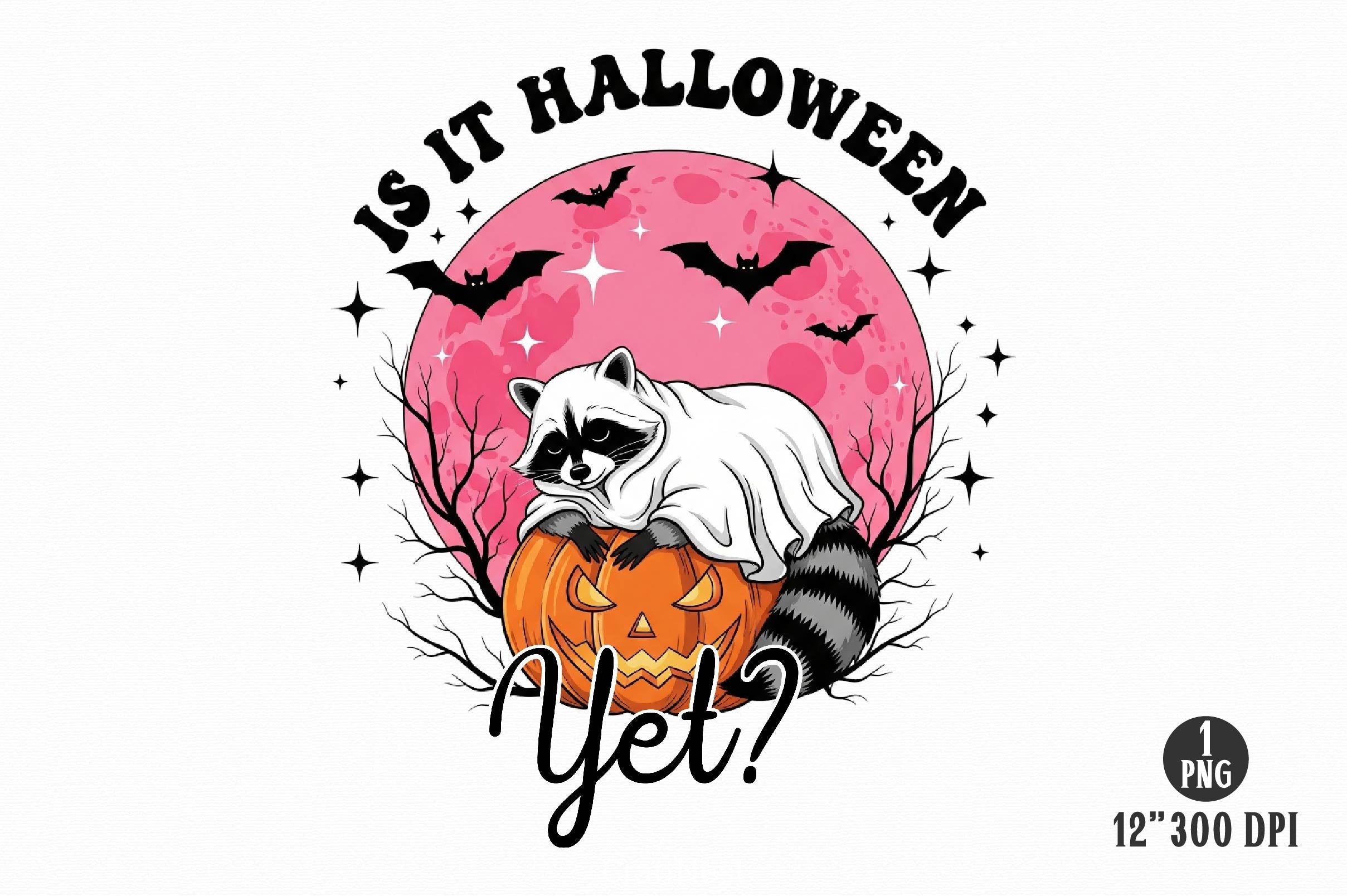 Vintage Halloween Raccoon Clipart Bundle - CraftNest - Digital Crafting and Art