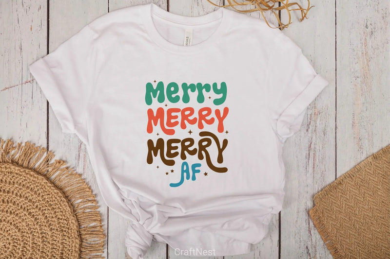 Merry AF Clipart Bundle - CraftNest - Digital Crafting and Art