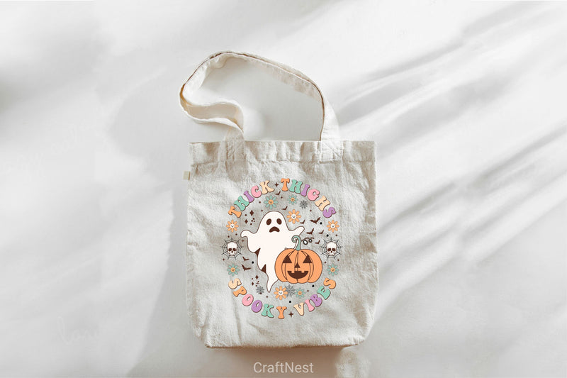 Thick Thighs Spooky Vibes Clipart Bundle - CraftNest - Digital Crafting and Art