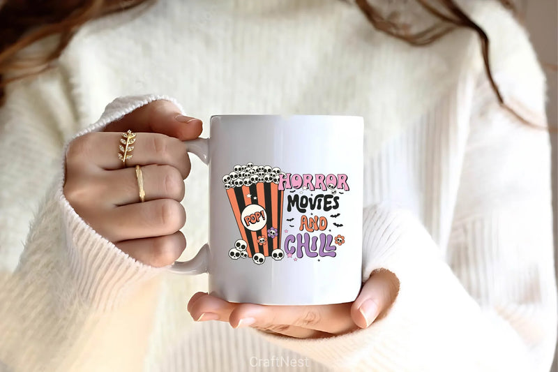 Horror Movies And Chill Clipart Bundle - CraftNest - Digital Crafting and Art