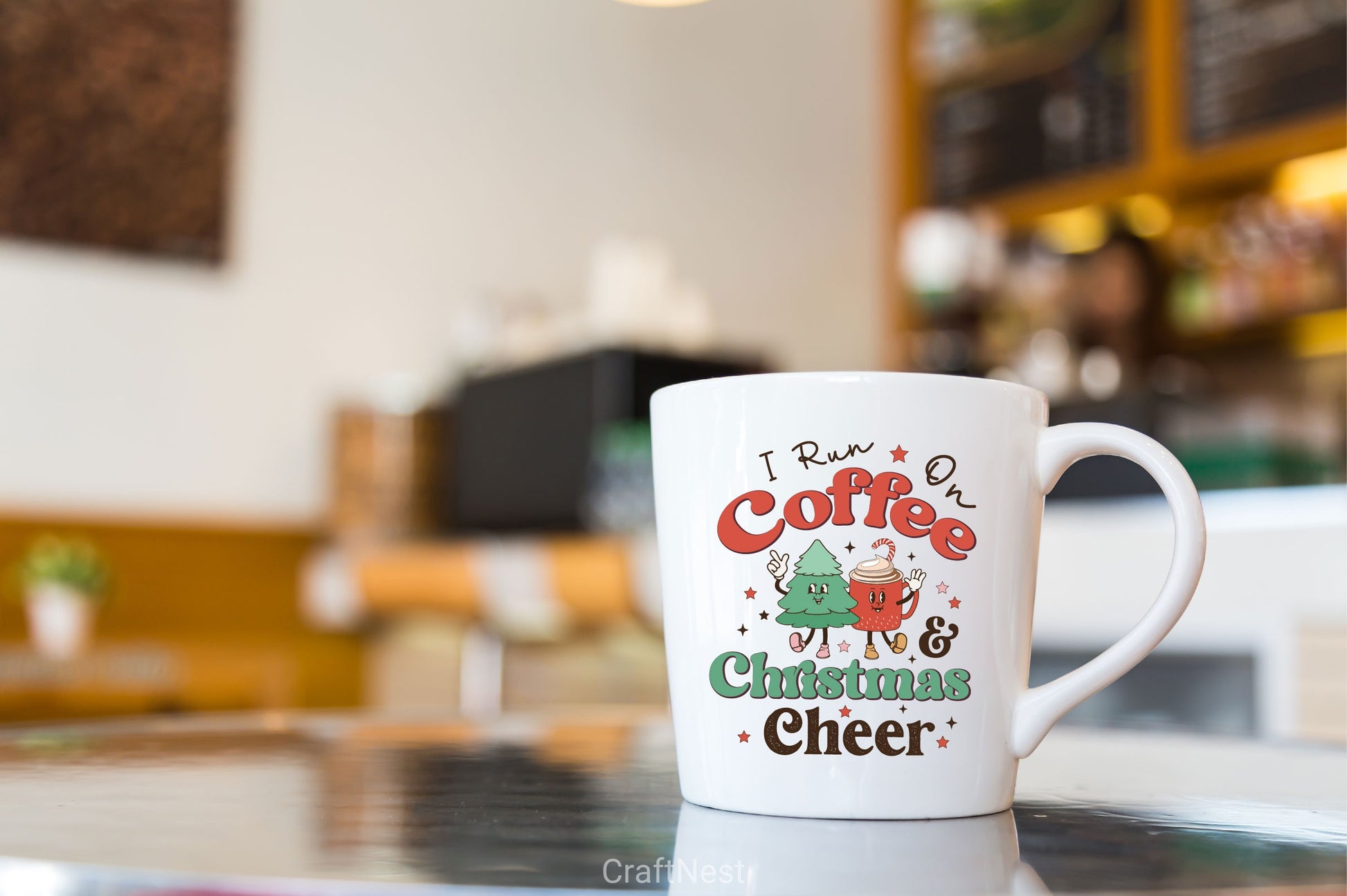 I Run On Coffee Christmas Cheer Clipart Bundle - CraftNest - Digital Crafting and Art