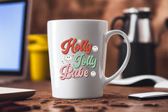 Holly Jolly Babe SVG Bundle - CraftNest - Digital Crafting and Art