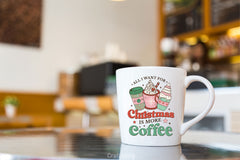 All I Want For Christmas Is More Coffee Clipart Bundle - CraftNest - Digital Crafting and Art