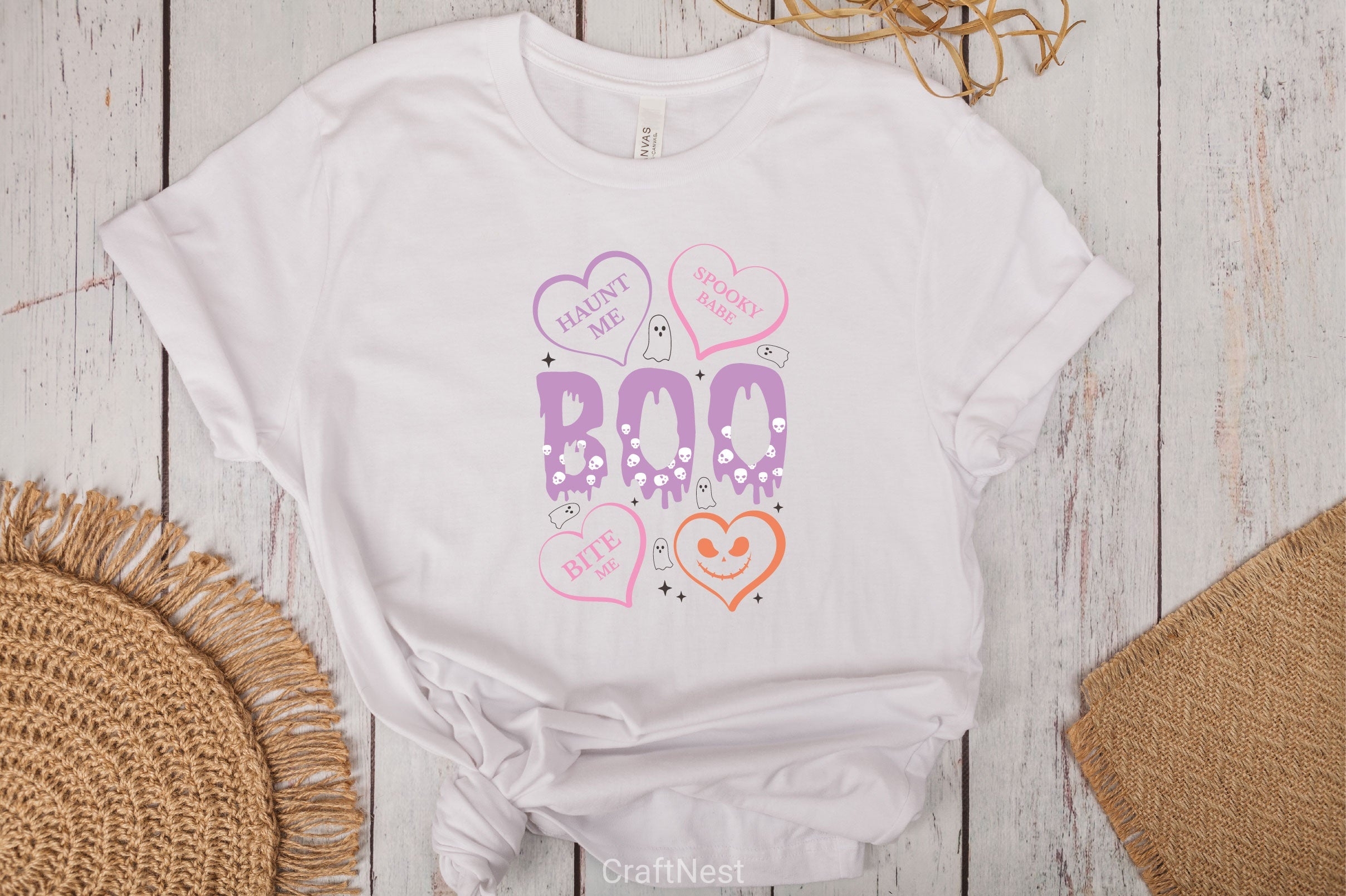 Haunt Me Spooky Babe Boo Bite Me SVG Bundle - CraftNest - Digital Crafting and Art