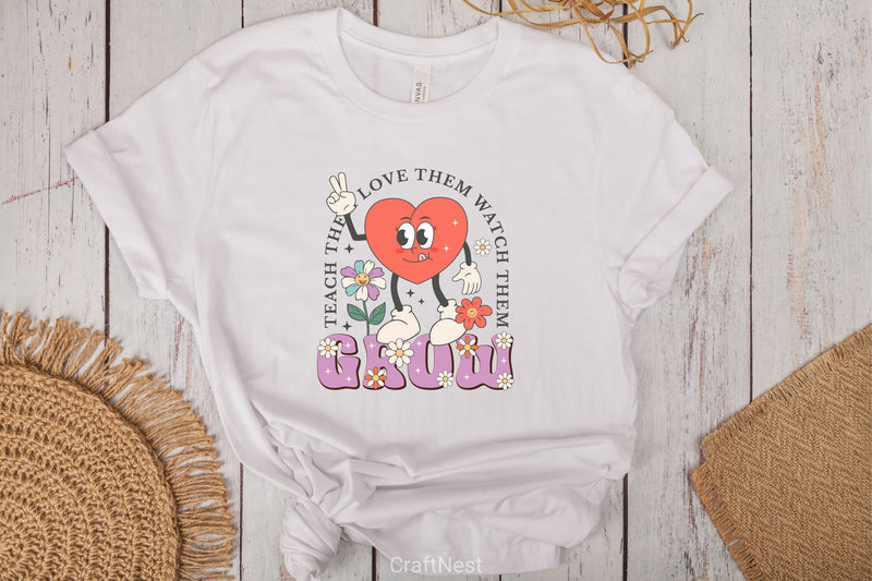 Teach Them Love Them Watch Them Grow Clipart Bundle - CraftNest - Digital Crafting and Art