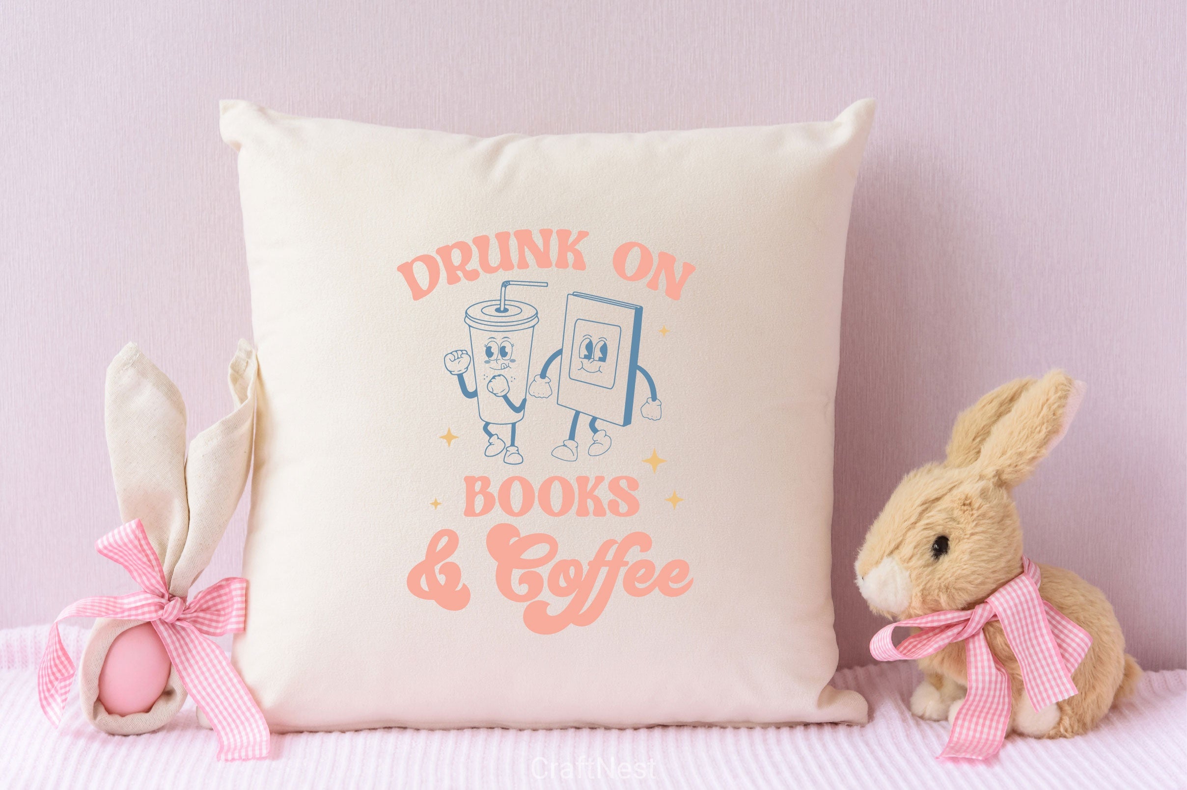 Drunk On Books & Coffee SVG Bundle - CraftNest - Digital Crafting and Art