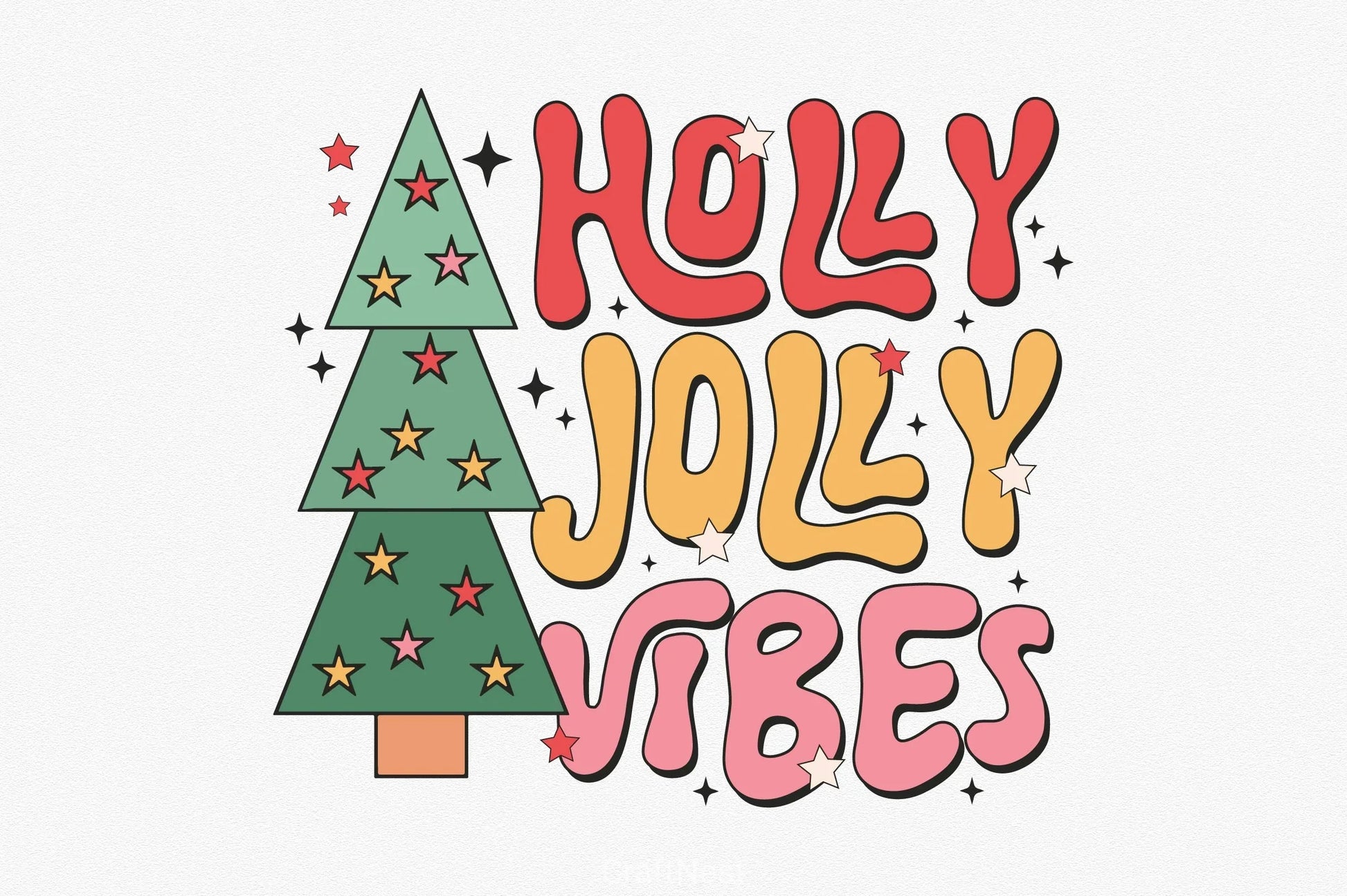 Holly Jolly Vibes Clipart Bundle - CraftNest - Digital Crafting and Art