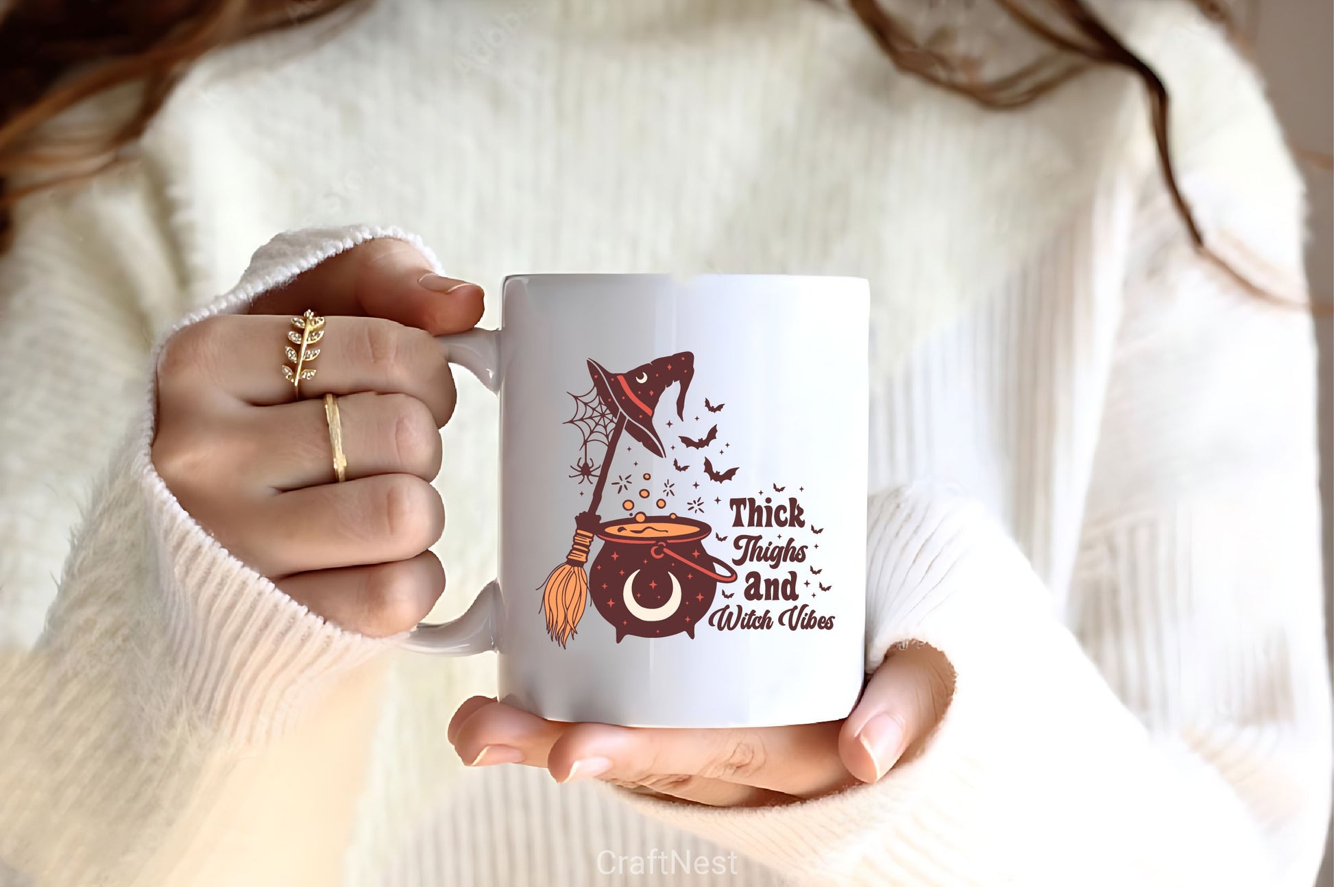 Thick Thighs And Witch Vibes Clipart Bundle - CraftNest - Digital Crafting and Art