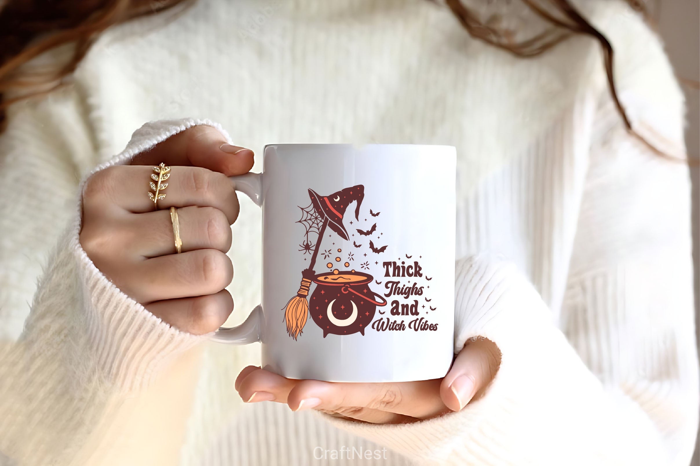 Thick Thighs And Witch Vibes Clipart Bundle - CraftNest - Digital Crafting and Art