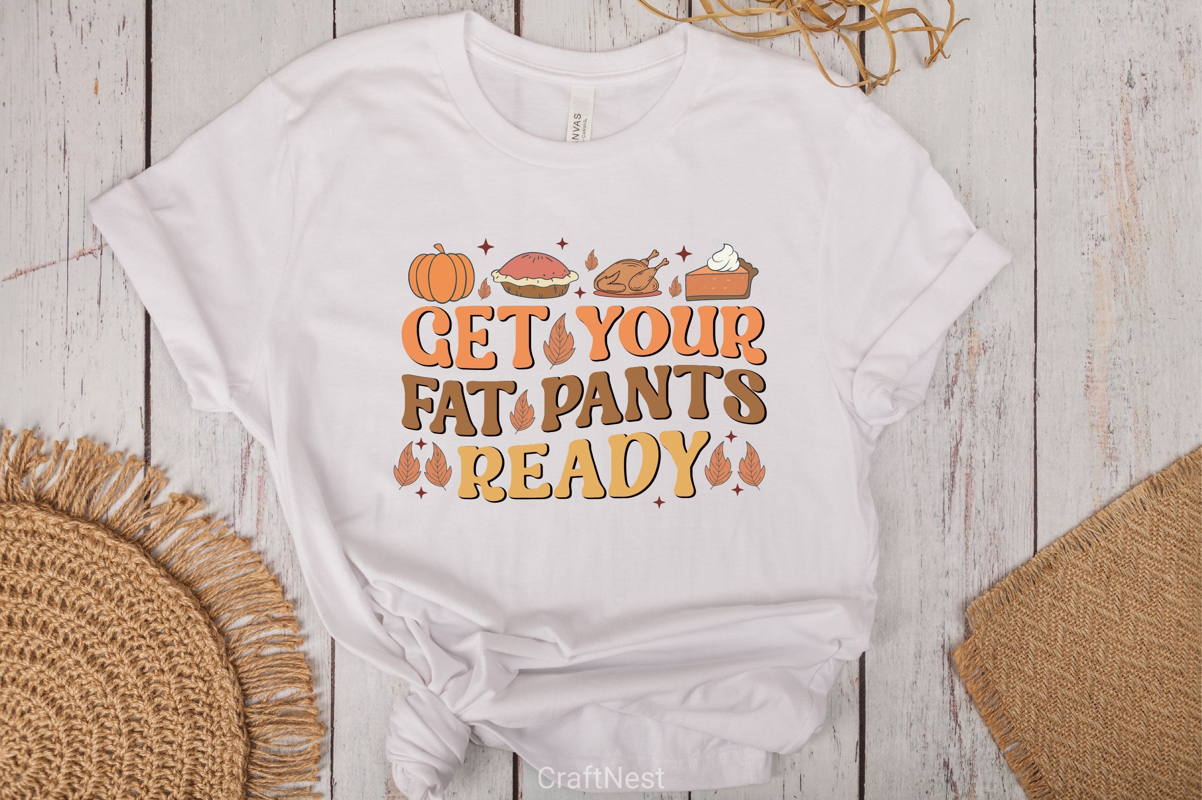 Get Your Fat Pants Ready SVG Bundle - CraftNest - Digital Crafting and Art