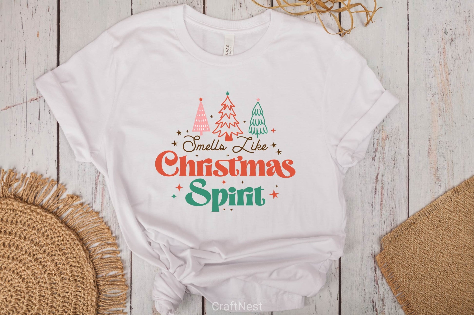 Smells Like Christmas Spirit SVG Bundle - CraftNest - Digital Crafting and Art